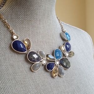Blue Statement Necklace